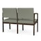 Lesro Lenox 2 Seat Tandem Seating W/ Arm, 43.5 in W 24.5 in L 32 in H LS2103 - alternate 2